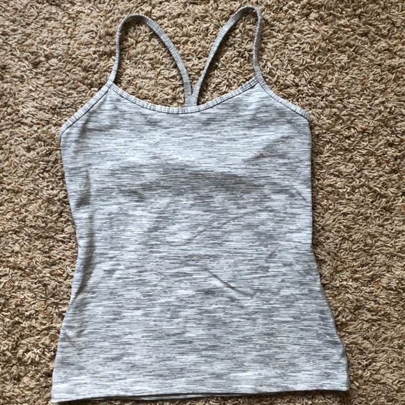 lululemon athletica Other - Lululemon Black and White Stripe Yoga Tank 8